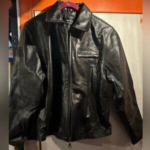 VINTAGE WILSONS S LEATHER BLACK JACKET - Immaculate Condition